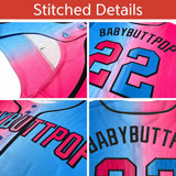 Custom Tiny Spot Gradient Personalized Fashion Athletic Hip Pop Streetwear Baseball Jersey