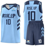 Fans-Made | Custom Double Side Sets Basketball Jersey For R1SE UP ¨C Available for Reorder
