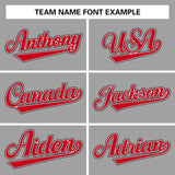 Custom Gray Team Classic Style Authentic Baseball Jersey