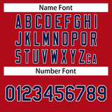 Custom Red Team Classic Authentic Baseball Jersey