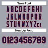 Custom Gray Team Classic Authentic Baseball Jersey