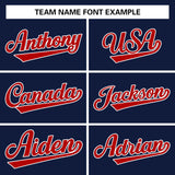 Custom Navy Team Classic Authentic Baseball Jersey