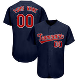 Custom Navy Team Classic Authentic Baseball Jersey