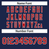 Custom Navy Team Classic Authentic Baseball Jersey