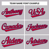 Custom Gray Team Classic Style Authentic Baseball Jersey