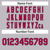 Custom Gray Team Classic Style Authentic Baseball Jersey