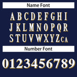 Custom Navy Team Classic Style Authentic Baseball Jersey