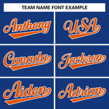 Custom Royal Team Classic Style Authentic Baseball Jersey