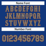 Custom Royal Team Classic Style Authentic Baseball Jersey