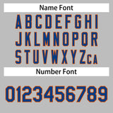 Custom Gray Team Classic Style Authentic Baseball Jersey