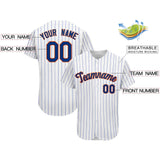 Custom Royal Team Classic Style Authentic Baseball Jersey