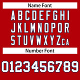 Custom Red Team Classic Style Authentic Baseball Jersey