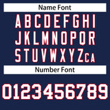 Custom Navy Team Classic Style Authentic Baseball Jersey