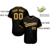 Custom Black Team Classic Style Authentic Baseball Jersey