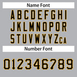 Custom Gray Team Classic Style Authentic Baseball Jersey