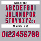 Custom Gray Team Classic Style Authentic Baseball Jersey