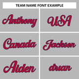 Custom Gray Team Classic Style Authentic Baseball Jersey