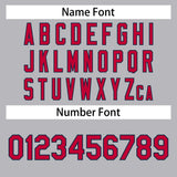 Custom Gray Team Classic Style Authentic Baseball Jersey