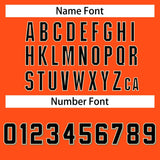 Custom Orange Team Classic Style Authentic Baseball Jersey
