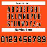 Custom Orange Team Classic Style Authentic Baseball Jersey