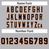 Custom Gray Team Classic Style Authentic Baseball Jersey