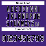 Custom Purple Team Classic Style Authentic Baseball Jersey