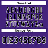 Custom Purple Team Classic Style Authentic Baseball Jersey