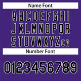 Custom Purple Team Classic Style Authentic Baseball Jersey