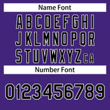 Custom Purple Team Classic Style Authentic Baseball Jersey