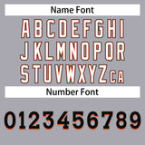 Custom Gray Team Classic Style Authentic Baseball Jersey