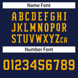 Custom Navy Team Classic Style Authentic Baseball Jersey