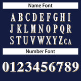 Custom Navy Team Classic Style Authentic Baseball Jersey