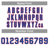 Custom Royal Team Classic Style Authentic Baseball Jersey