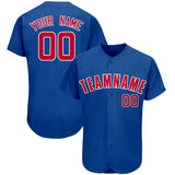 Custom Royal Team Classic Style Authentic Baseball Jersey