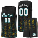 Custom Personalized Your Own Name And Number Scratches Pattern Fashion Sports Uniform Basketball Jersey