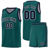 Custom Personalized Chest Slash Patttern Double Side Sports Uniform Basketball Jersey For Adult