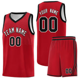 Custom Tailor Made Chest Slash Patttern Double Side Sports Uniform Basketball Jersey For Adult