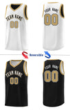 Custom Reversible Chest Slash Patttern Sports Uniform Double Side Basketball Jersey For Unisex
