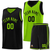 Custom Reversible Chest Slash Patttern Sports Uniform Double Side Basketball Jersey For Unisex