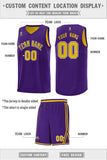 Custom Reversible Chest Slash Patttern Sports Uniform Double Side Basketball Jersey For Unisex