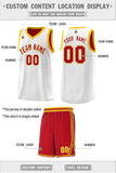 Custom Reversible Chest Slash Patttern Sports Uniform Double Side Basketball Jersey For Unisex