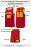 Custom Reversible Chest Slash Patttern Sports Uniform Double Side Basketball Jersey For Unisex