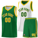 Custom Reversible Chest Slash Patttern Sports Uniform Double Side Basketball Jersey For Unisex