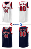 Custom Reversible Chest Slash Patttern Sports Uniform Double Side Basketball Jersey For Unisex