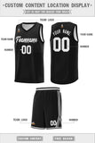 Custom Hip Hop Chest Slash Patttern Double Side Sports Uniform Basketball Jersey For Adult
