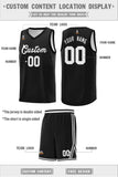Custom Tank Top Chest Slash Patttern Sports Uniform Double Side Basketball Jersey For Adult
