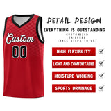 Custom Tank Top Chest Slash Patttern Double Side Sports Uniform Basketball Jersey For Unisex