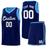 Custom Tank Top Chest Slash Patttern Double Side Sports Uniform Basketball Jersey For Youth