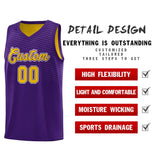 Custom Tank Top Chest Slash Patttern Double Side Sports Uniform Basketball Jersey For Adult