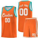 Custom Tank Top Chest Slash Patttern Double Side Sports Uniform Basketball Jersey For Youth
